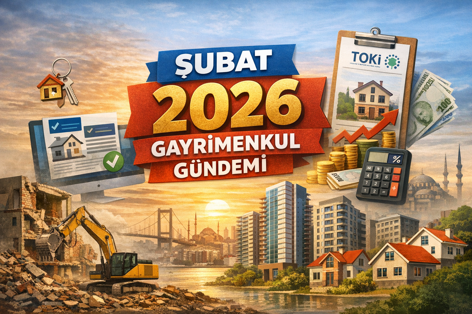 Şubat 2026 Gayrimenkul Gündemi: Kentsel Dönüşümde Yeni Dönem, EİDS Zorunluluğu ve Kira Artış Sınırı